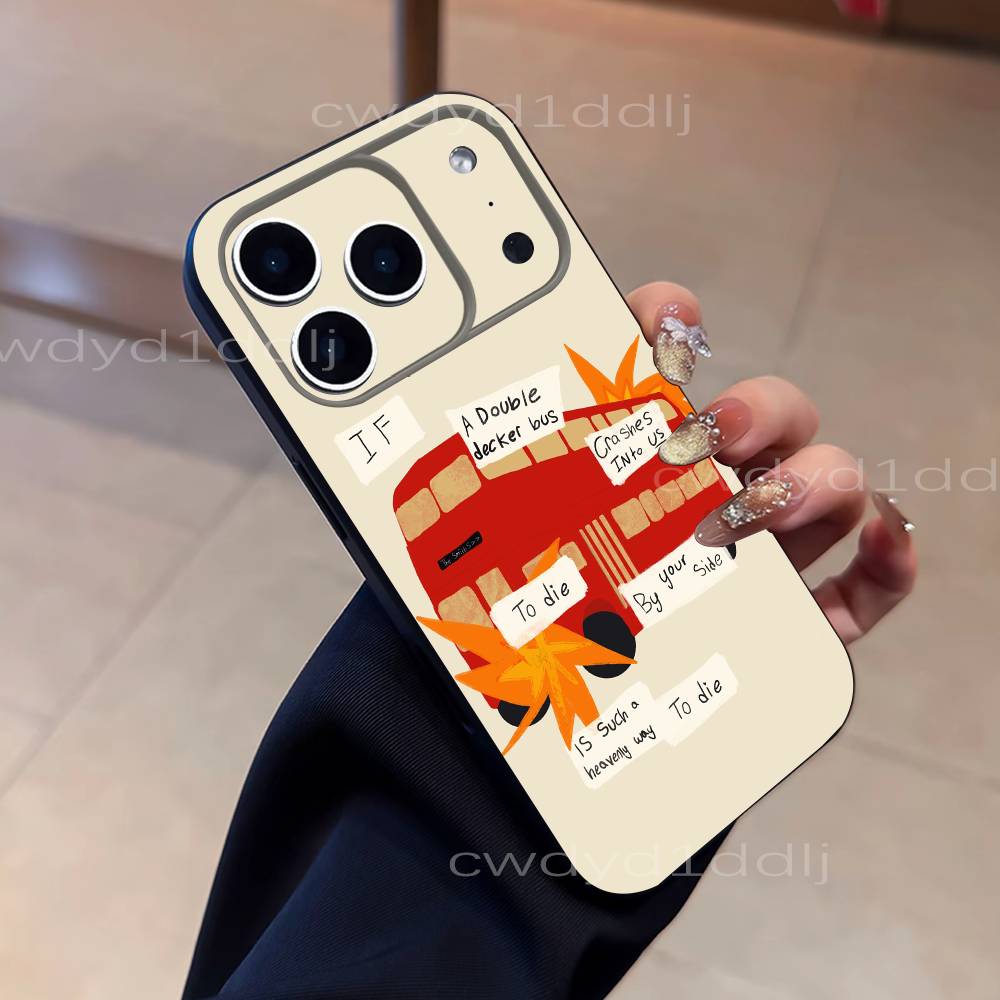 The S-Smiths The Queen Is Dead For iPhone 17,16,15,11,12,14,13 Pro Max Mini XS,XR,7 Plus 16E Air Soft Black Dustproof Phone Case