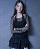 KOLEAT See-Through Wrinkle Lace Long Sleeve T-Shirt Inner [3 Colors] 619