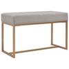 VidaXL Bench 80 Cm Grey Velvet 247558