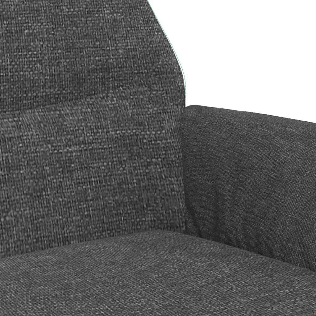 Relaxation Armchair Dark Gray Fabric