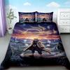 Duvet Cover Anime Uzumaki Naruto Bedding Set Pillowcase Bedclothes Suit Single Double Quilt Cover Bedspead Bedroom boys bests
