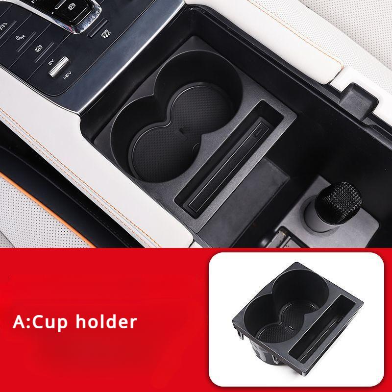 Armrest Storage Box Cup Holder for BYD Song Plus DMi EV 2024 2024 2024 Cup Holder Car Interior Decoration Tidying Accessories