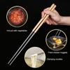 1 Pair 304 Stainless Steel Long Chopsticks Extended Design Heat Resistant Noodles Hot Pot Chopsticks