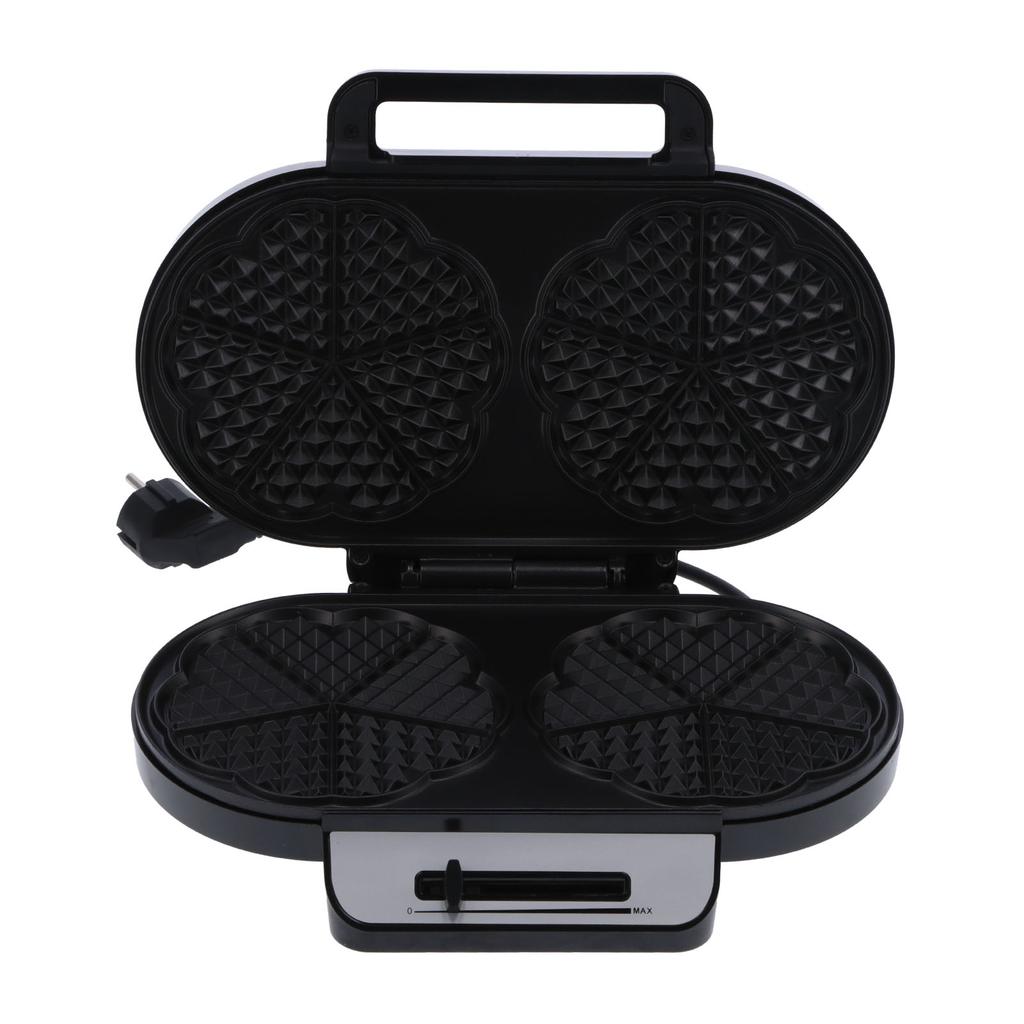 MultiFunction Breakfast Maker 1200W Double Plate NonStick Coating Waffle Maker for Food Making