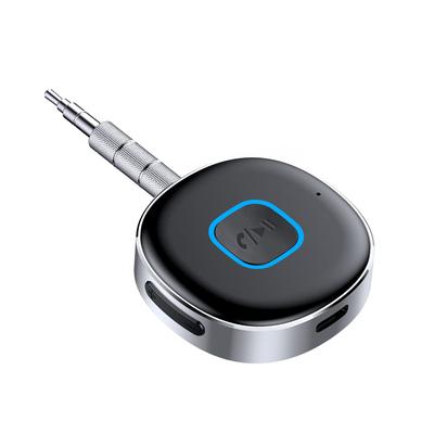 Uandear Bluetooth-приемник для воспроизведения музыки Портативный Bluetooth-приемник с AUX Совместим с проводными автомобильными и домашними стереосистемами Совместим с