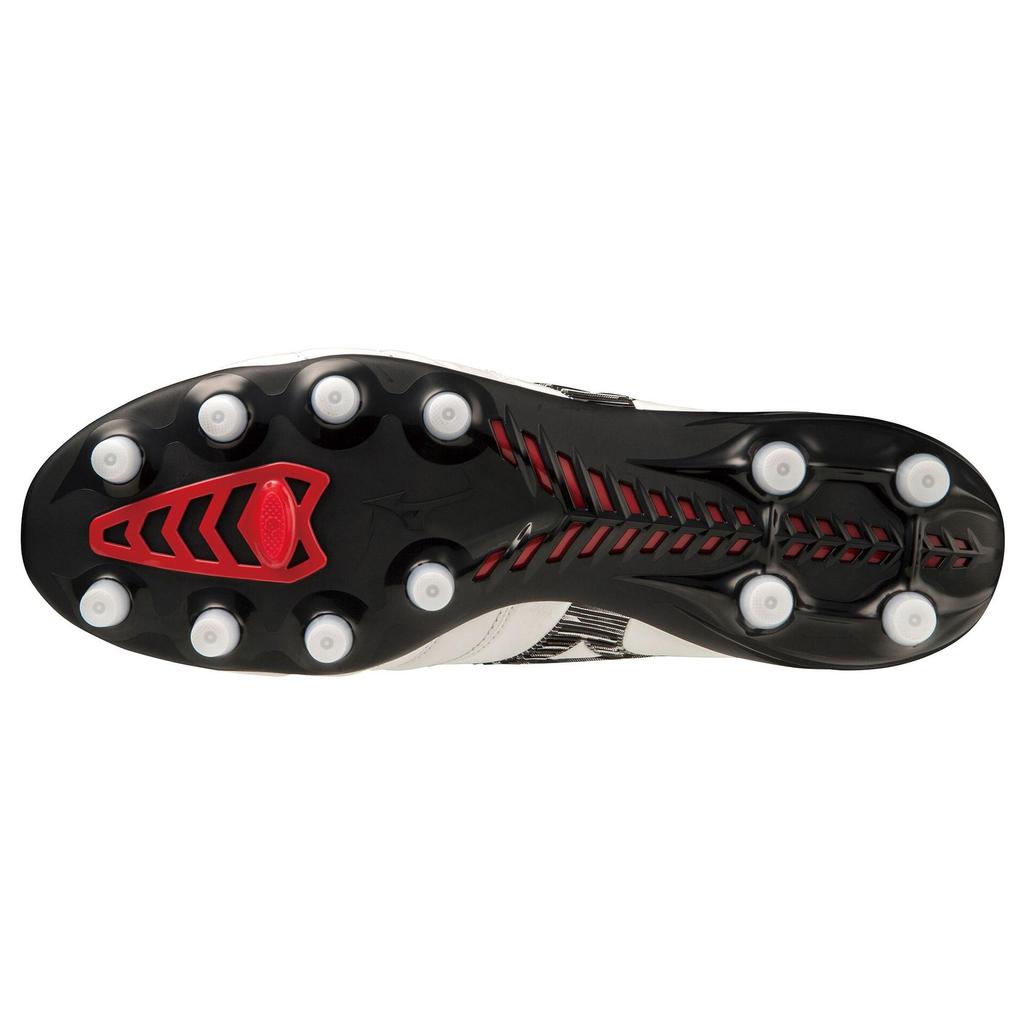 Mizuno Morelia Neo 4 Japan White Black Red Unisex Sneakers P1GA233009