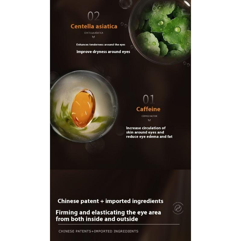 Пептид змеиного яда Маска для глаз против морщин Увлажняющая Увлажняющая Десалинация Укрепляющая Облегчение вокруг глаз