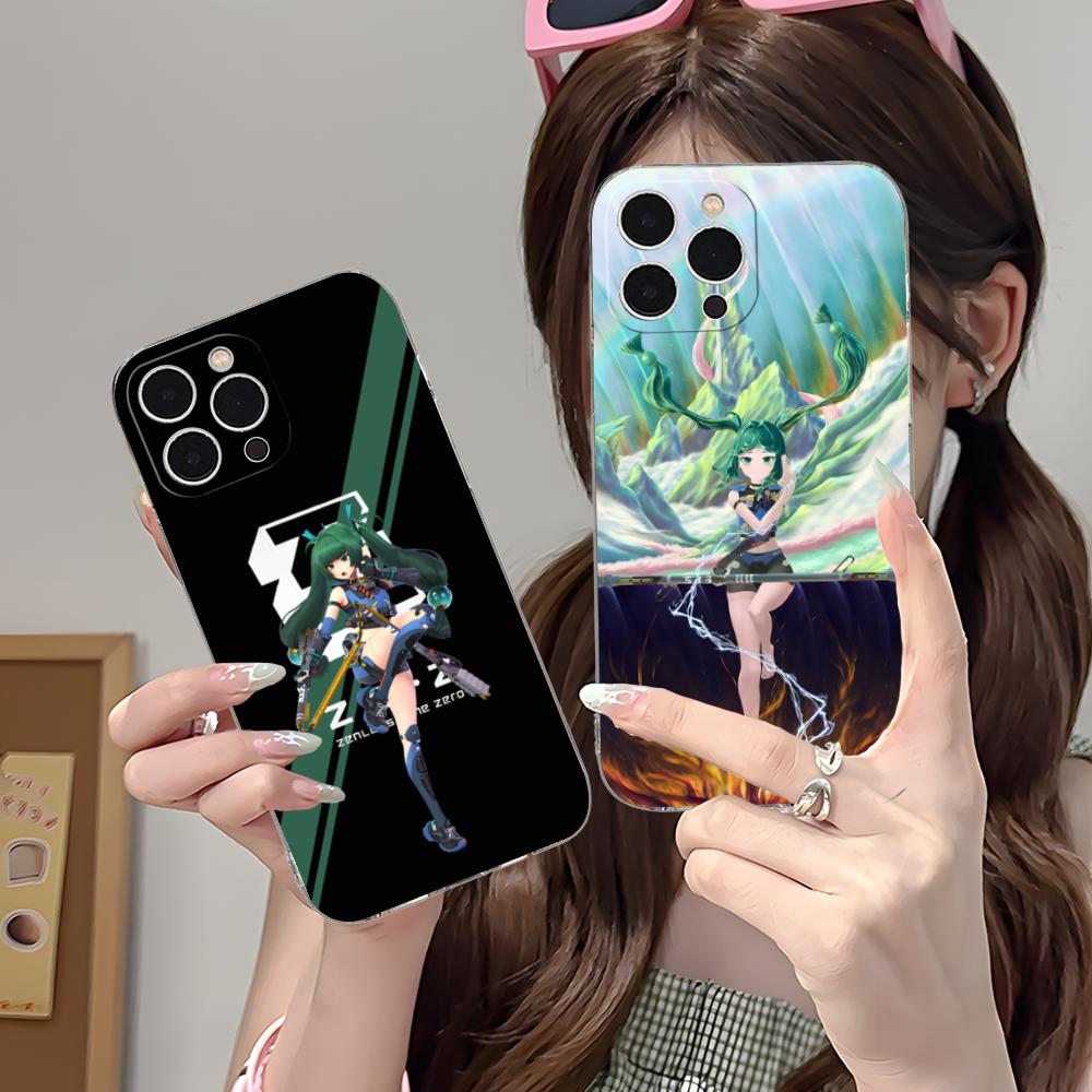 Чехол для телефона Zenless Zone Zero QingYi для iPhone 17 16 15 14 13 12 11 X XR XS Air Pro Max Plus Mini Прозрачный Цветной Чехол Роскошный