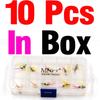 MNFT 10 ШТ. 10 # Желтый Цвет Белое Крыло Роял Вулфф Коучман Мушки для Окуня Форели Судака Рыболовные Мушки