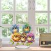 Special Shaped Bird On Branch Table Top Diamond Painting Ornament Kits Diamond Painting Desktop Ornaments Kit for Office Decor