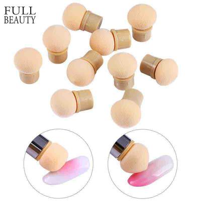 5 шт. острые круглые сменные насадки губки градиентная кисть для создания теней ручка инструмент для дизайна ногтей