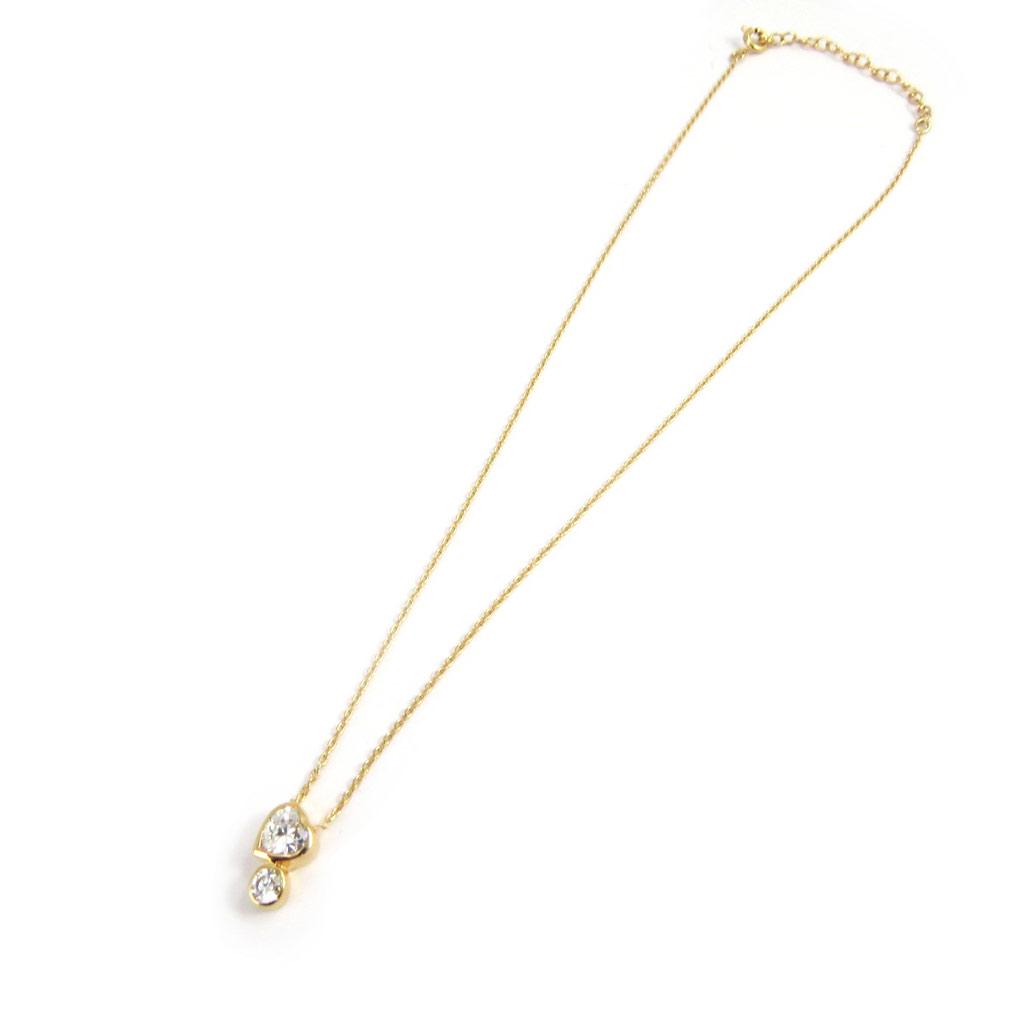 Les Trésors De Lily [M0923] - White 'Love' Gold-Plated Necklace