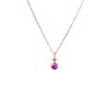 Колье Canal 10K Розовое Золото 4℃ [Камень Февраля] 15182-622-3102-00-00