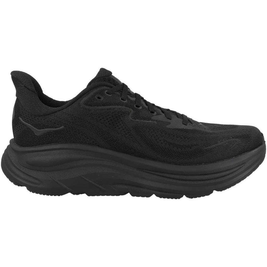 HOKA Clifton 10 Running Black Sneakers for Walking and Road and Cushioned Shoes, (1162030-BBLC), Use, Ultra-Lightweight (Black/Size 26.5/Men's)