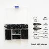 Black Hair Nets Scrunchie Set Curly Wavy Hairstyle Hairpins Kit Bridal Hairstyle Tools  Girls Gift