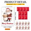 10PCS Cute Cartoon Christmas Greeting Cards Set with Envelopes, Large Size Xmas Cards for Holiday Wishes & Gifts