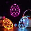 Wall Hanging Egg Suction Cup Light Plastic String Lights Cute Easter Window Lights  Indoor Home