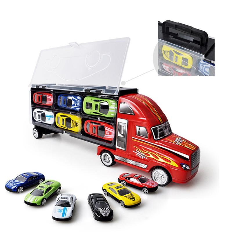 Детский контейнер для хранения автомобилей, комбинированный набор для детей, мальчиков и девочек ( Маленькая машина