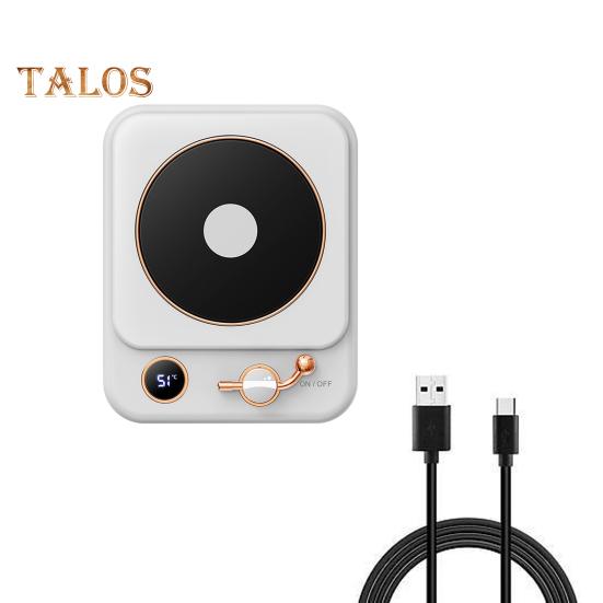 Электрический подогреватель чашек кофе, автоматическое отключение, светодиодный дисплей, USB-подставка для кружек с подогревом, три температурные настройки, термостатическая подставка для чашек