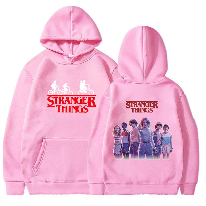 Men's and women's fleece sweater jumper hoodie anime hoodieStranger Things4