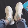 Canvas Shoes Women's White Shoes Spring New Fashionable Students All-Match Harajuku Style Big Head Shoes Casual Sneakers