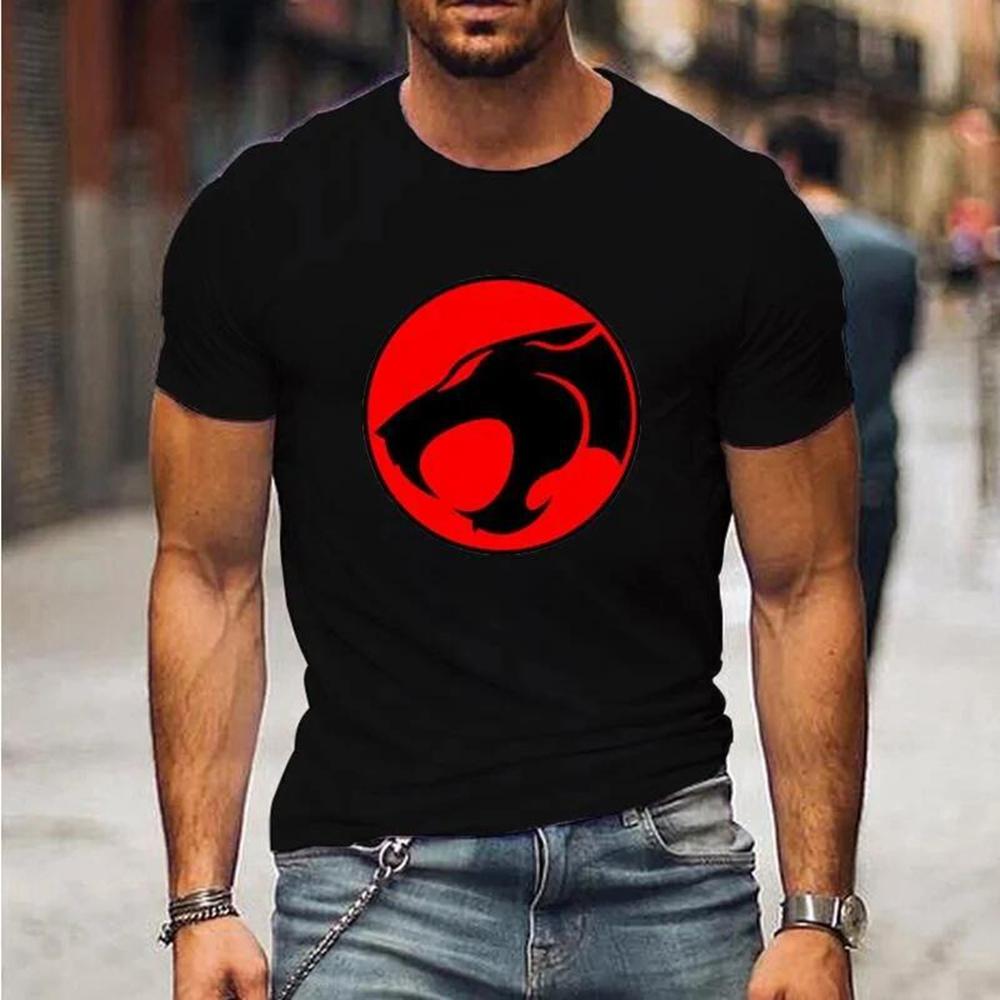 Новые мультяшные аниме Thundercats Футболки Мужские и Женские Модная Футболка Уличная Одежда Оверсайз Харадзюку Топы Футболки Одежда 24209