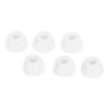 3 Pairs Ear Tips Soft Silicone S M L Size Replacement Earbuds Cover for Galaxy Buds 2 SM R177 White