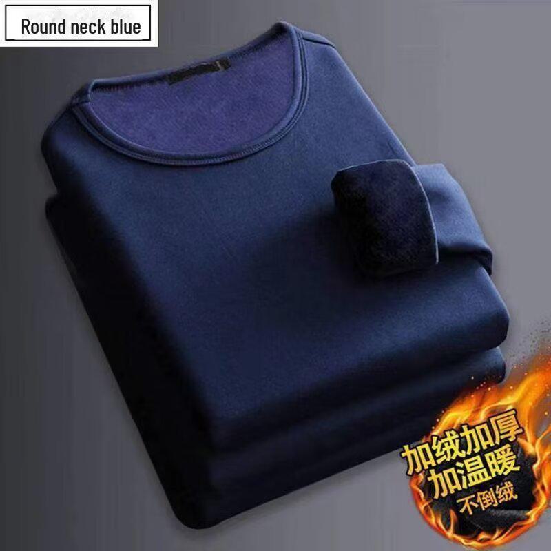 Мужская теплая однотонная рубашка с длинным рукавом 2024 года — осень/зима, на флисовой подкладке