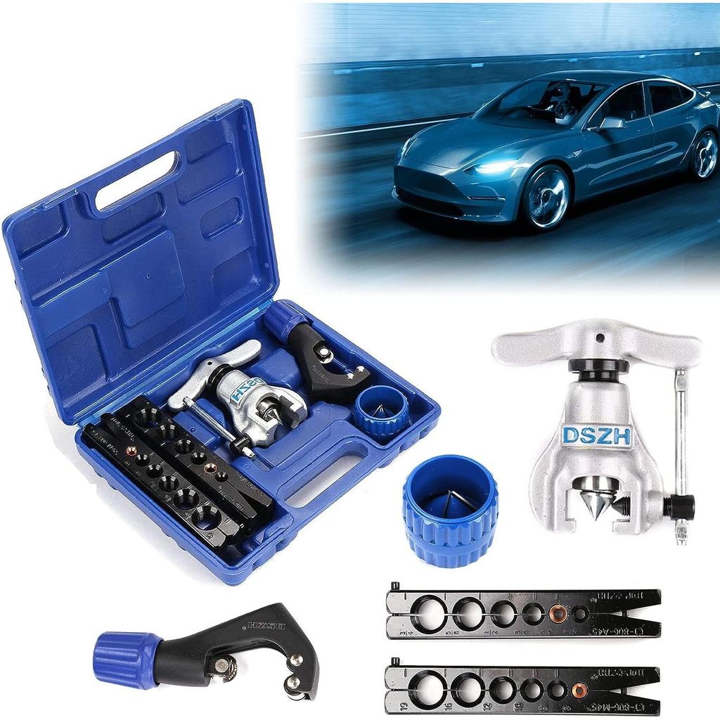 Устройство для развальцовки 45 градусов, двойной и простой набор тормозных трубок с гибочными плоскогубцами, набор инструментов для развальцовки, гибочные плоскогубцы для трубок кондиционера