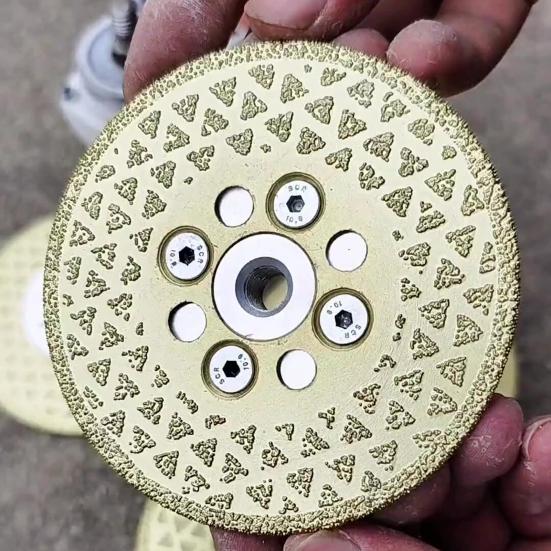 Алмазный шлифовальный диск Двусторонний диск для резки гипсофилы Высокопроизводительное гальваническое алмазное покрытие Шлифовальный диск для кладки