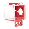 1/2/3Pcs Emergency Stop Button Cover Transparent Design Simple Installation Highly Visible Push Button Switch Cover Large Push Button Lockout