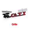 GTI Car 3D Metal Front Hood Badge Grille/Stickers For Volkswagen Jetta Lavida Bora polo 2018 passat b6 b8 mk6 golf R Rline Bora GJ4
