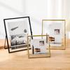 4inch Photo Frame Simple Style Transparent Acrylic Frames for DIY Handmade Pictures Christmas Gift Home Tabletop Decoration