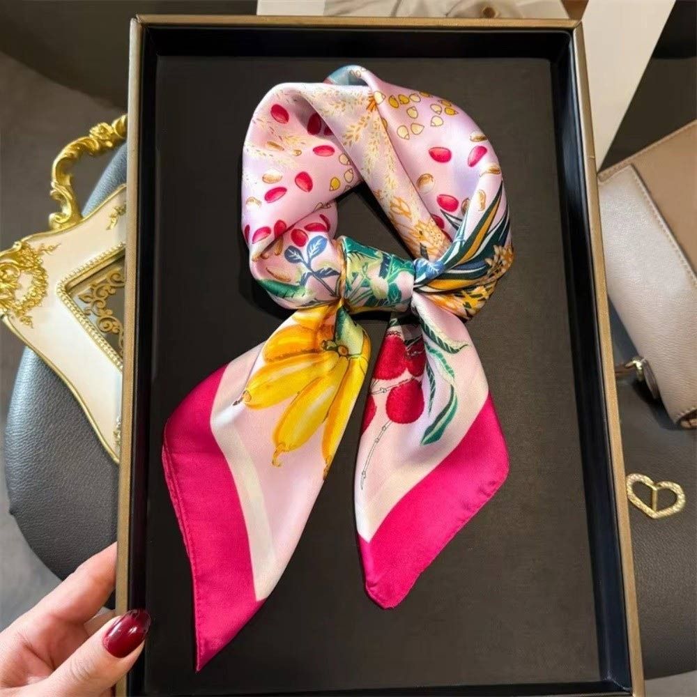 Square Paisley Hijab Satin Scarf Shawl High Quality Silk Scarf Hair Accessories