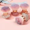Nail Art Dusting Brush with Rhinestone Handle Nail Art Dust Powder Remover Cleaner