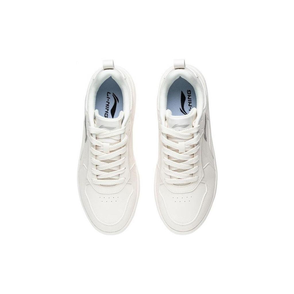 Li Ning Sui Sui Casual Versatile Thick Sole Sneakers Wear Resistant Breathable Non Slip Increased Height Low Top Skate Shoes Men Sneakers AGCT147-1