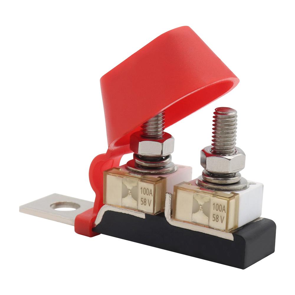 Double Studs Max Voltage 58V with 2pcs 100A Fuse Terminal Fuse Block Kit