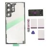 Back Glass Cover Replacement for Galaxy S23 Ultra 5G Transparent Phone Rear Panel Housing Cover with Camera Lens Phone
