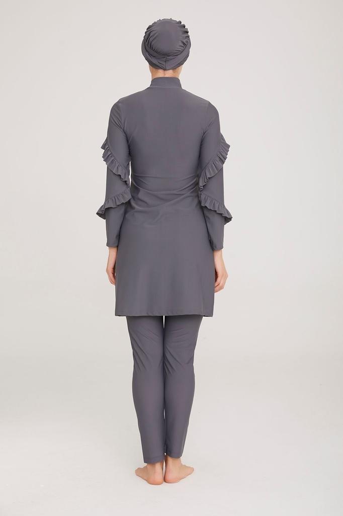 Женский Мусульманский Скромный Исламский Полный Чехол Буркини Пляжный Купальный Костюм Купальники Хиджаб Пляжная Одежда Купальник 