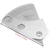 Stainless Steel Welding Inspection Tool 0 20mm Measuring Range Angle Test Ruler  Welding Engineers