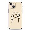 Чехол с мультяшным спичкой для iPhone 11, 12, 13, 15, 14 Pro Max, чехол для телефона X XR XS 7 8 Plus SE 2020, роскошный черный мягкий силиконовый чехол Funda
