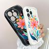 Cute Cartoon Pattern Cream Texture Casing Wavy Edge Soft Silicone Cover Phone Case for Huawei Honor Infinix Tecno iPhone