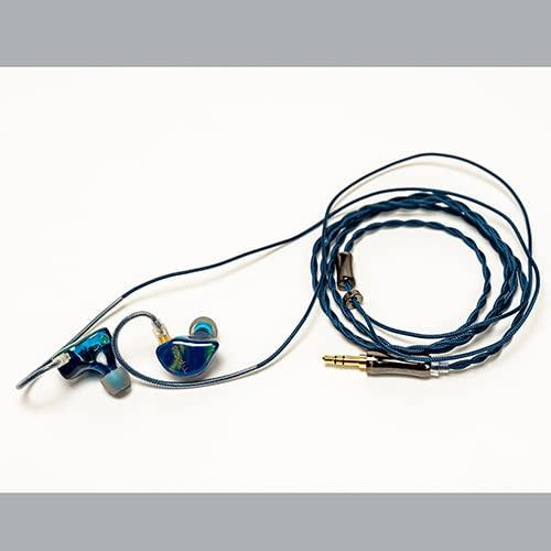 Аутентичный проводной монитор Tipsy TTROMSO Оснащен динамическим драйвером Наушники-вкладыши синего цвета 35 г