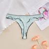 Yousheng Женские стринги Бесшовные с низкой посадкой Хлопковое нижнее белье Сексуальные трусики бикини с оборками Женские дышащие трусы