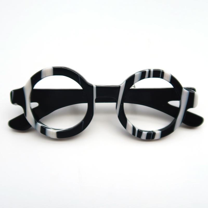 Бестселлер Yi'ai: Европейско-американская акриловая брошь в форме очков - Уникальный стиль, аксессуар-корсет