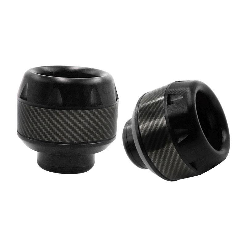 2 шт. универсальный слайдер рамы мотоцикла алюминиевый сплав передняя вилка чашка падение раздавливание протектор углеродное волокно для мотоцикла скутера