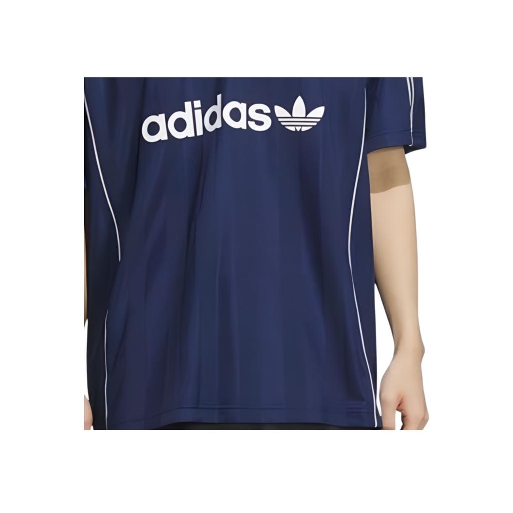 Adidas Originals Short Sleeve Deep Indigo Football Shirt Men Tops KC0127