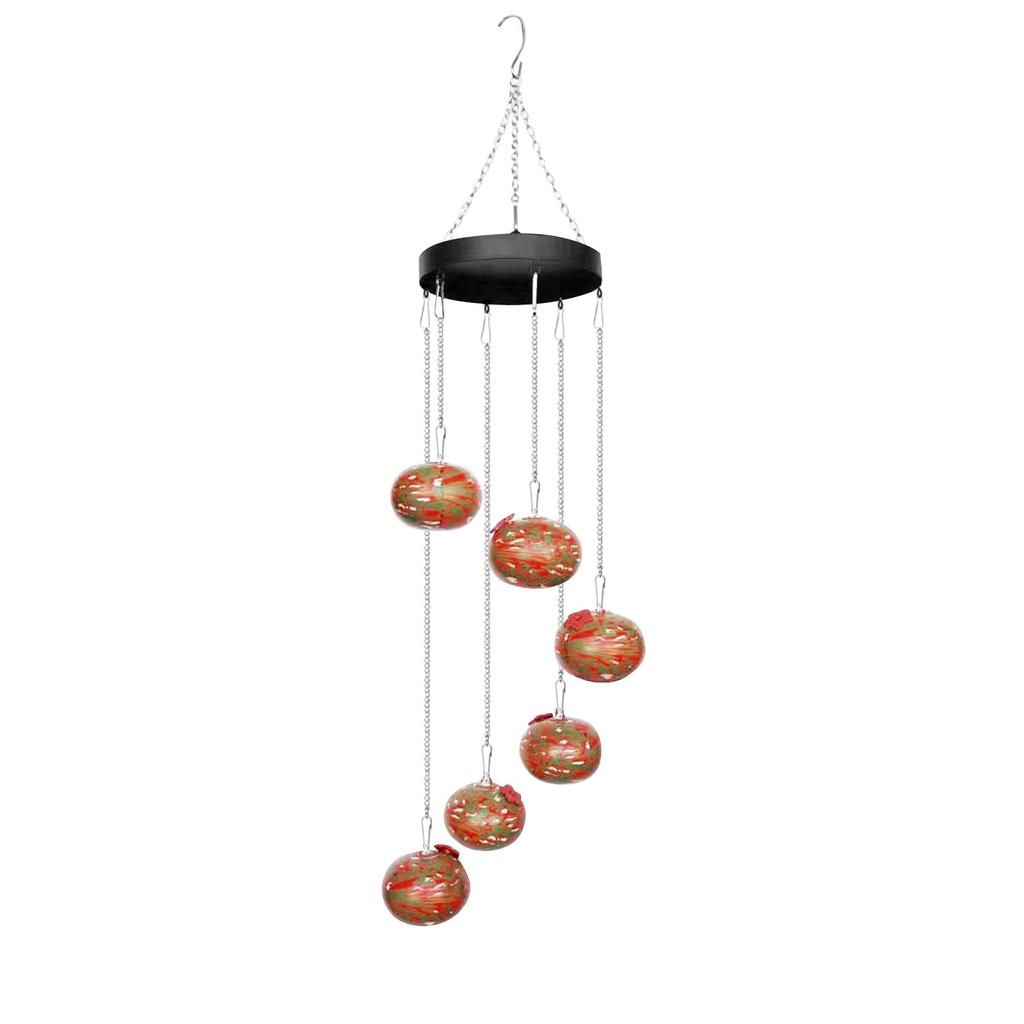 Outdoor Hummingbird Water Feeder Wind Chime Shaped Water Feeder Hanging Bird Water Feeder