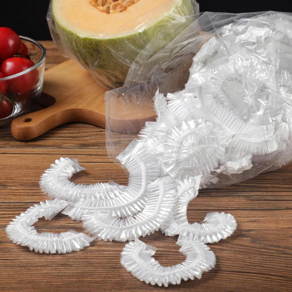 10/20/50/100PCS Reusable Durable Food Storage Covers for Bowls Elastic Plate Lid Covers Vacuum Bags For Kitchen Food Fresh Seal