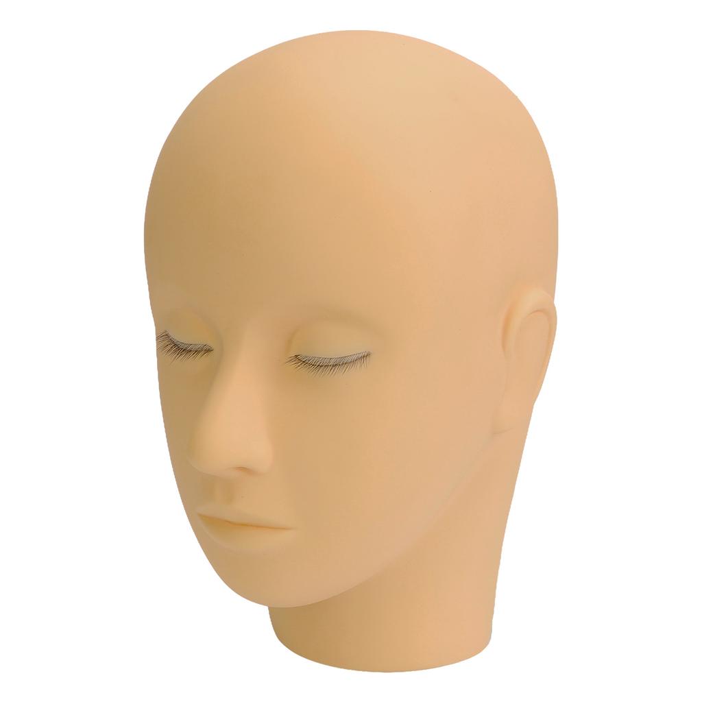 Eyelash Extension Mannequin Head 3 Layer Lashes Makeup Beauty Silicone Practice Training Doll Head